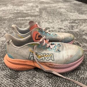 Hoka One One Shoes Mach 6 Youth 3.5MD Running Illusion Dusk 1147810 ISK